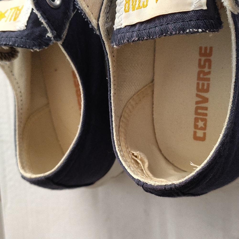 Unisex Converse All Star Slip On Sneakers Shoes No Laces size M-8 W-10 - Picture 5 of 7
